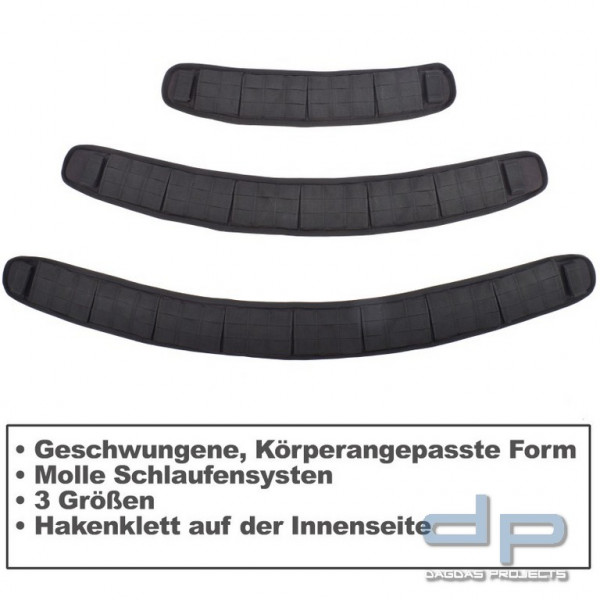 COP® 9931 Entlastungs-Pad/Molle-Adapter für Einsatzgürtel Cordura®, Hakenklett Größe XS/S