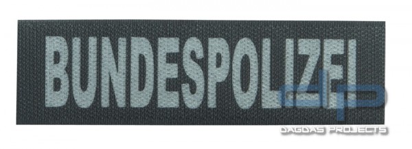 Schriftzug Klein Bundespolizei Maße 33x10cm