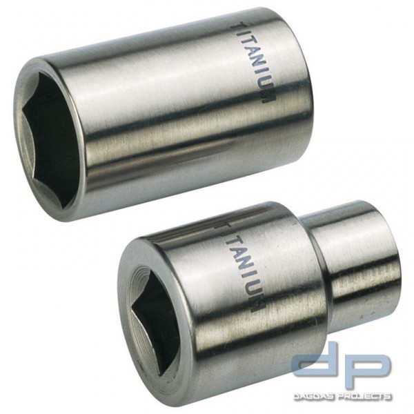 Sechskantsteckschlüsseleinsatz 1/4", Titan, SW 9 mm