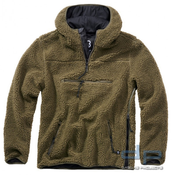 Teddyfleece Worker Pullover in verschiedenen Farben